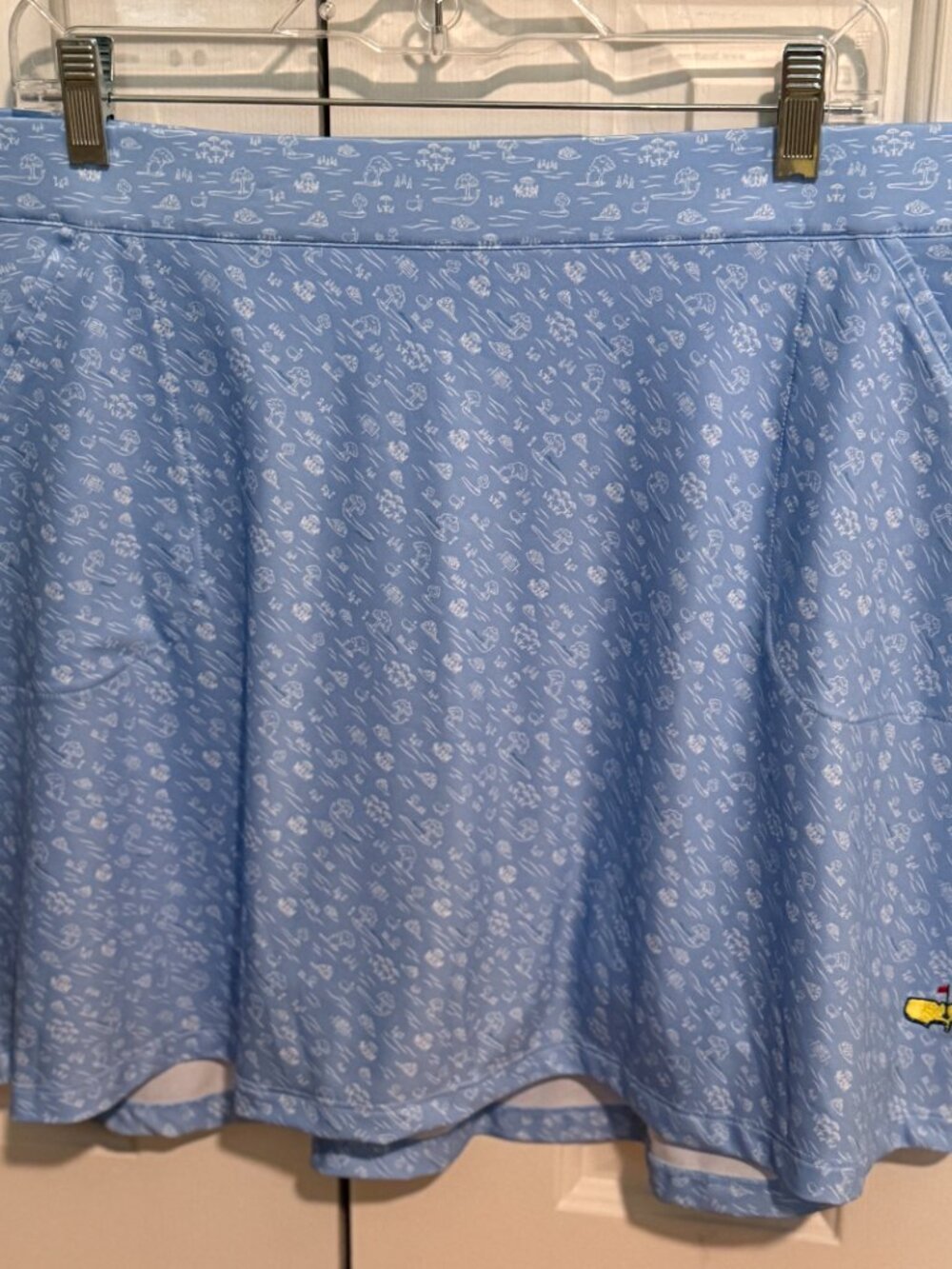 MASTERS Magnolia Lane Tech Light Blue Athletic Skort, Size XL, NEW